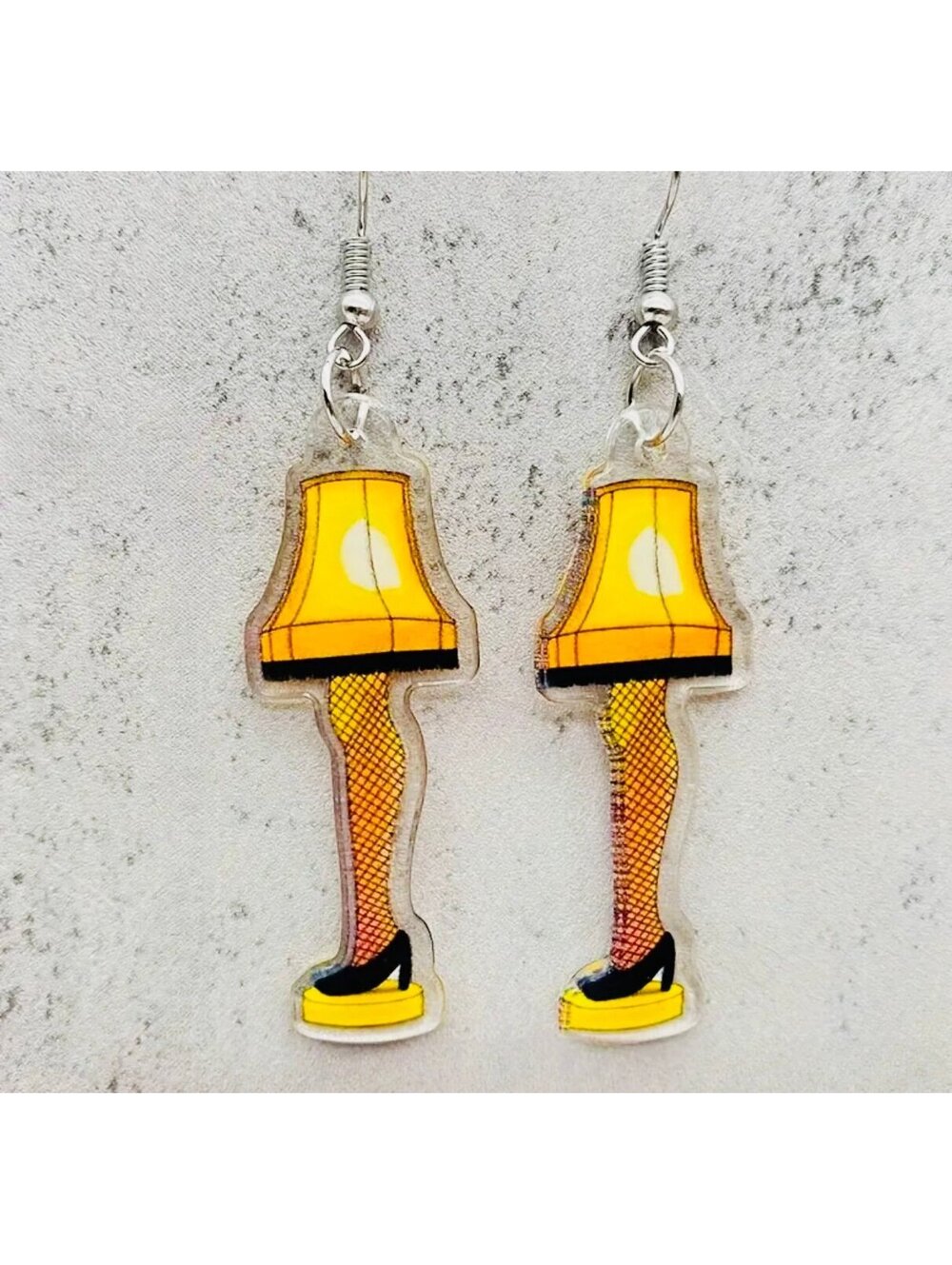 New - *Christmas* Leg Lamp Dangle Drop Earrings